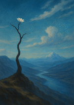 Xieyi・The Rootless Tree:100 Verses-Verse 37#339– Daoist-inspired Xieyi painting artwork