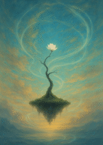 Xieyi・The Rootless Tree:100 Verses-Verse 38#408– Daoist-inspired Xieyi painting artwork