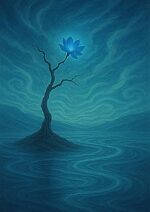 写意画・無根樹100首-第39首#291– 道(タオ）の哲理詩に基づく写意画アート作品