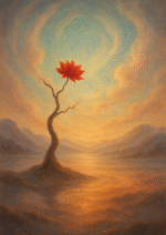 Xieyi・The Rootless Tree:100 Verses-Verse 40#410– Daoist-inspired Xieyi painting artwork