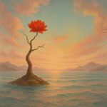 Xieyi・The Rootless Tree:100 Verses-Verse 40#547– Daoist-inspired Xieyi painting artwork