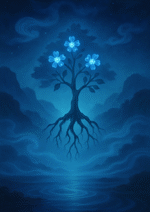 Xieyi・The Rootless Tree:100 Verses-Verse 41#469– Daoist-inspired Xieyi painting artwork