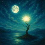 写意画・無根樹100首-第42首#534– 道(タオ）の哲理詩に基づく写意画アート作品