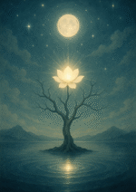 Xieyi・The Rootless Tree:100 Verses-Verse 53#374– Daoist-inspired Xieyi painting artwork