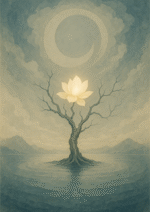 Xieyi・The Rootless Tree:100 Verses-Verse 54#328– Daoist-inspired Xieyi painting artwork