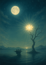 Xieyi・The Rootless Tree:100 Verses-Verse 54#500– Daoist-inspired Xieyi painting artwork