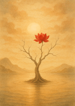 Xieyi・The Rootless Tree:100 Verses-Verse 57#382– Daoist-inspired Xieyi painting artwork