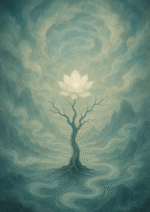 Xieyi・The Rootless Tree:100 Verses-Verse 58#461– Daoist-inspired Xieyi painting artwork