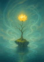 Xieyi・The Rootless Tree:100 Verses-Verse 59#401– Daoist-inspired Xieyi painting artwork