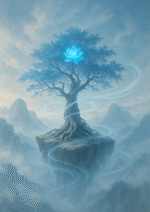 Xieyi・The Rootless Tree:100 Verses-Verse 60#443– Daoist-inspired Xieyi painting artwork