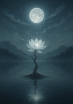 Xieyi・The Rootless Tree:100 Verses-Verse 61#488– Daoist-inspired Xieyi painting artwork