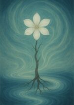 写意画・無根樹100首-第62首#565– 道(タオ）の哲理詩に基づく写意画アート作品