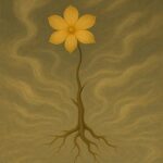 写意画・無根樹100首-第64首#507– 道(タオ）の哲理詩に基づく写意画アート作品