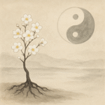 Xieyi・The Rootless Tree:100 Verses-Verse 68#537– Daoist-inspired Xieyi painting artwork