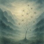 写意画・無根樹100首-第68首#570– 道(タオ）の哲理詩に基づく写意画アート作品