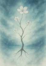 Xieyi・The Rootless Tree:100 Verses-Verse 68#572– Daoist-inspired Xieyi painting artwork