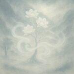 写意画・無根樹100首-第75首#519– 道(タオ）の哲理詩に基づく写意画アート作品