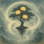 写意画・無根樹100首-第76首#509– 道(タオ）の哲理詩に基づく写意画アート作品