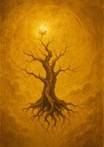 Xieyi・The Rootless Tree:100 Verses-Verse 81#571– Daoist-inspired Xieyi painting artwork