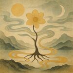 Xieyi・The Rootless Tree:100 Verses-Verse 85#539– Daoist-inspired Xieyi painting artwork