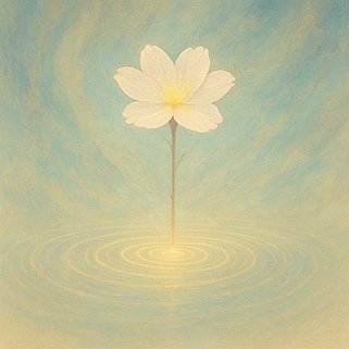 写意画・無根樹100首-第89首#513– 道(タオ）の哲理詩に基づく写意画アート作品