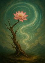 写意画・無根樹100首-第90首#301– 道(タオ)の哲理詩に基づく写意画アート作品