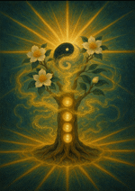 Xieyi・The Rootless Tree:100 Verses-Verse 97#327– Daoist-inspired Xieyi painting artwork