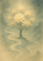 Xieyi・The Rootless Tree:100 Verses-Verse 98#465– Daoist-inspired Xieyi painting artwork
