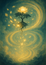 Xieyi・The Rootless Tree:100 Verses-Verse 99#397– Daoist-inspired Xieyi painting artwork