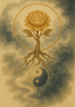 Xieyi・The Rootless Tree:100 Verses-Verse 100#403– Daoist-inspired Xieyi painting artwork