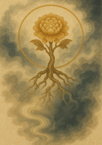 Xieyi・The Rootless Tree:100 Verses-Verse 100#485– Daoist-inspired Xieyi painting artwork