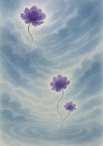 写意画・無根樹100首-首外第4首#365– 道(タオ）の哲理詩に基づく写意画アート作品