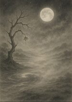 写意画・無根樹100首-首外第6首#432– 道(タオ）の哲理詩に基づく写意画アート作品