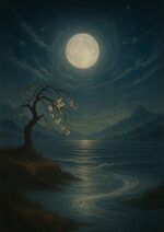 写意画・無根樹100首-首外第6首#556– 道(タオ）の哲理詩に基づく写意画アート作品