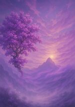 写意画・無根樹100首-首外第10首#298– 道(タオ）の哲理詩に基づく写意画アート作品