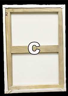 絵画・無根樹写意画のキャンバスは、丈夫な木枠で加工された本格キャンバスです。軽量で、誤って落下しても安心です。