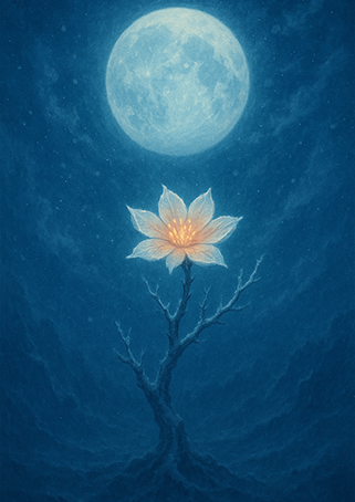 Xieyi・The Rootless Tree:100 Verses-Verse 13#589– Daoist-inspired Xieyi painting artwork